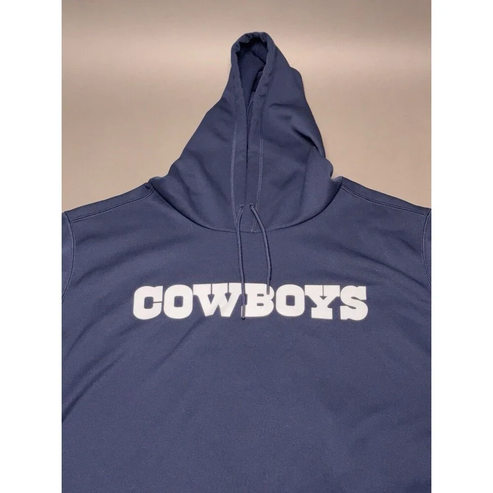 Dallas Cowboys — Nike Therma-Fit Navy Blue Sweatshirt — Size Men’s XL NFL